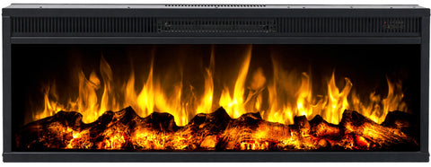Semineu electric liniar 3D incorporabil AFLAMO LED 130 cu sunet