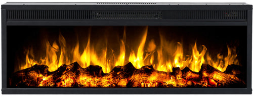 Semineu electric liniar 3D incorporabil AFLAMO LED 130 cu sunet