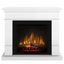 Semineu electric DIMPLEX Lisabona alb SLIM LINE cu focar electric 3D Optiflame XHD23 si sunet