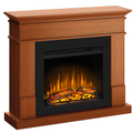Semineu ECOFLAME - Lisabona SLIM LINE cherry, flacara 3D de 23 inci, sistem incalzire