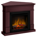 Semineu electric Lisabona Drept/Colt Mahon cu focar electric 3D Dimplex Optiflame XHD23 si sunet