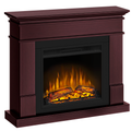  Semineu ECOFLAME - Lisabona SLIM LINE mahogany, flacara 3D de 23 inci, sistem incalzire