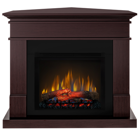 Semineu electric DIMPLEX Lisabona Premium Drept/Colt Mahon cu focar electric 3D Optiflame XHD28 si sunet