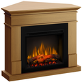 Semineu electric Lisabona Premium Drept/Colt Stejar cu focar electric 3D Dimplex Optiflame XHD28 si sunet 