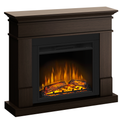 Semineu ECOFLAME - Lisabona SLIM LINE wenge, flacara 3D de 23 inci, sistem incalzire