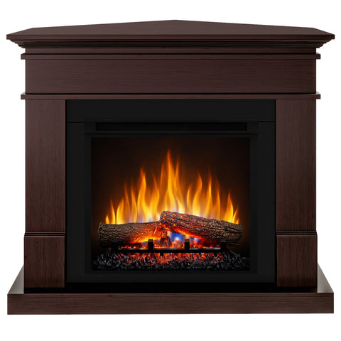 Semineu electric DIMPLEX Lisabona Drept/Colt Mahon cu focar electric 3D Optiflame XHD23 si sunet