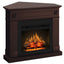 Semineu electric ECOFLAME PRO London colt 110.30.95 mahon , incalzire infrared, teme de culoare, flacara 3D si sunet