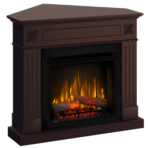 Semineu electric DIMPLEX London Drept/Colt Mahon cu focar electric 3D Optiflame XHD23 si sunet