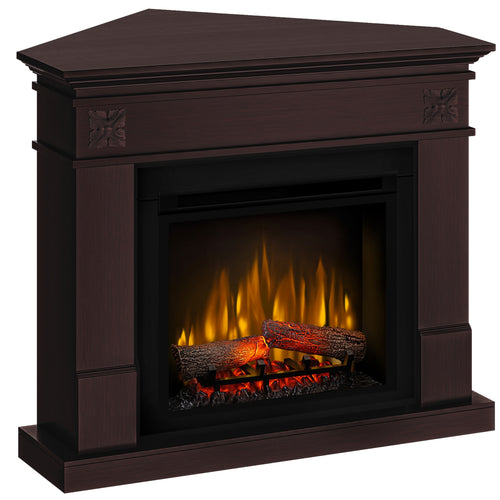 Semineu electric Lisabona Flower Drept/Colt Mahon cu focar electric 3D Dimplex Optiflame XHD23 si sunet