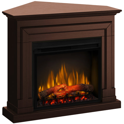 Semineu electric DIMPLEX Barcelona Drept/Colt Mahon cu focar electric 3D Optiflame XHD28 si sunet