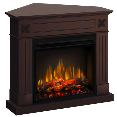 Semineu electric DIMPLEX London Drept/Colt Mahon cu focar electric 3D Optiflame XHD28 si sunet