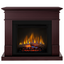 Semineu electric DIMPLEX Lisabona mahon SLIM LINE cu focar electric 3D Optiflame XHD23 si sunet