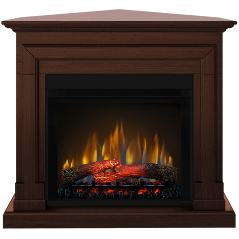 Semineu electric Barcelona Drept/Colt Mahon cu focar electric 3D Dimplex Optiflame XHD28 si sunet