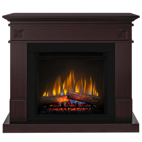 Semineu electric DIMPLEX Lisabona Flower Mahon cu focar electric 3D Optiflame XHD23 si sunet