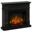Semineu electric DIMPLEX Lisabona Flower Negru cu focar electric 3D Optiflame XHD28 si sunet