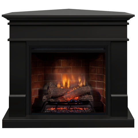 Semineu electric DIMPLEX Lisabona Premium Negru Colt- cu focar electric 3D Revillusion 30" cu sunet