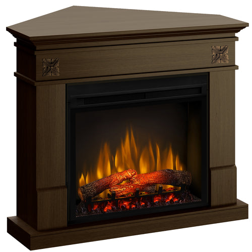 Semineu electric DIMPLEX Lisabona Flower Drept/Colt Nuc cu focar electric 3D Optiflame XHD28 si sunet