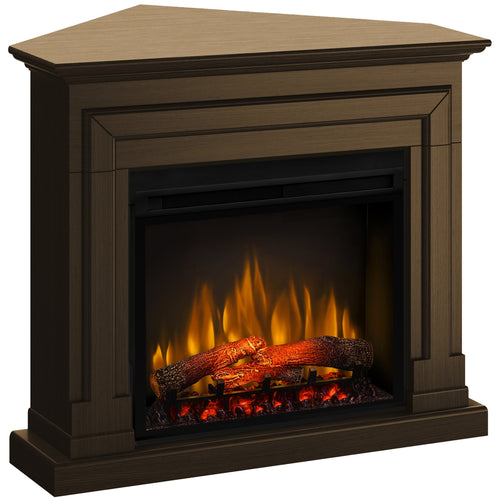 Semineu electric DIMPLEX Barcelona Drept/Colt Nuc cu focar electric 3D Optiflame XHD28 si sunet