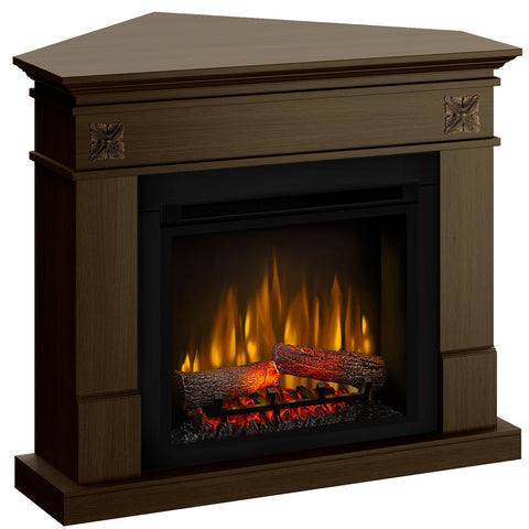 Semineu electric Lisabona Flower Drept/Colt Nuc cu focar electric 3D Dimplex Optiflame XHD23 si sunet