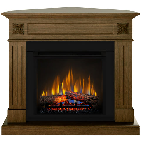 Semineu electric DIMPLEX London Drept/Colt Nuc cu focar electric 3D Optiflame XHD23 si sunet
