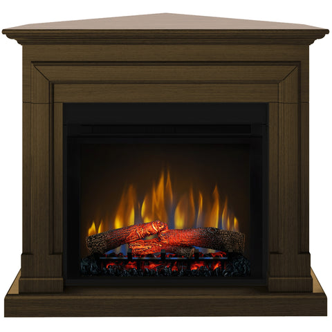 Semineu electric Barcelona Drept/Colt Nuc cu focar electric 3D Dimplex Optiflame XHD28 si sunet