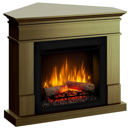 Semineu electric DIMPLEX Lisabona Drept/Colt Stejar cu focar electric 3D Optiflame XHD23 si sunet