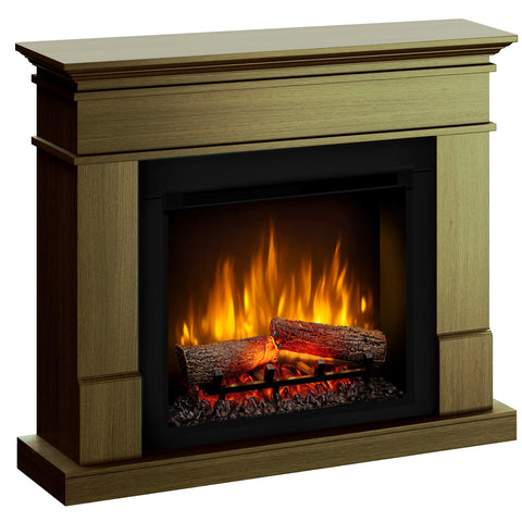 Semineu electric DIMPLEX Lisabona stejar SLIM LINE cu focar electric 3D Optiflame XHD23 si sunet