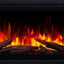Semineu electric liniar 3D incorporabil AFLAMO Royal 180 3D ULTRA, sunet incorporat, Smart APP + telecomanda