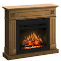 Semineu London 110.30.95 stejar + focar ECOFLAME 23", incalzire infrared, teme de culoare, flacara 3D si sunet