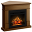 Semineu electric ECOFLAME PRO - Lisabona colt oak, flacara 3D de 23 inci cu teme de culoare, incalzire infrared si sunet