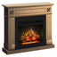 Semineu electric ECOFLAME PRO London 110.30.95 stejar , incalzire infrared, teme de culoare, flacara 3D si sunet
