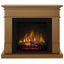 Semineu electric DIMPLEX Lisabona stejar SLIM LINE cu focar electric 3D Optiflame XHD23 si sunet