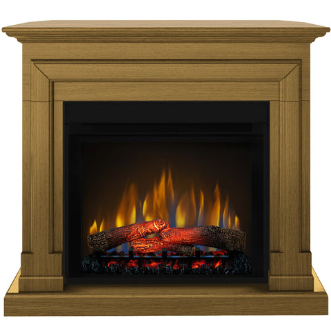 Semineu electric Barcelona Stejar cu focar electric 3D Dimplex Optiflame XHD28 si sunet