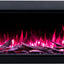 Semineu electric liniar 3D incorporabil AFLAMO SUPERB 3D 160, multicolor ,sunet incorporat, Smart APP + telecomanda