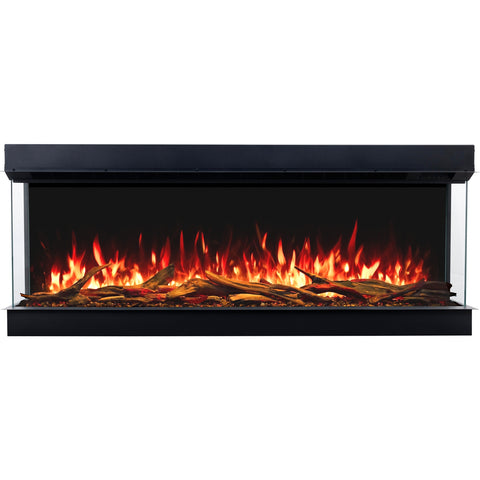 Semineu electric incorporabil Aflamo SUPERB 3D 140, multicolor ,sunet incorporat, Smart APP + telecomanda