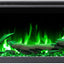 Semineu electric liniar 3D incorporabil AFLAMO Unique PRO 140, Multicolor, sunet incorporat, Smart APP + telecomanda