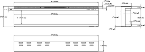 Semineu electric 3D Aflamo Unique PRO 160, Multicolor, sunet incorporat, Smart APP + telecomanda