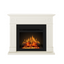 Semineu electric ECOFLAME PRO - Aspen 110.30.95 vanilla, incalzire infrared, teme de culoare, flacara 3D si sunet