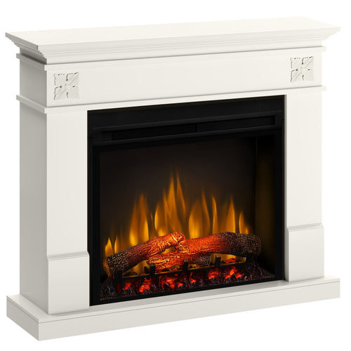 Semineu electric DIMPLEX Lisabona Flower Vanilie cu focar electric 3D Optiflame XHD28 si sunet