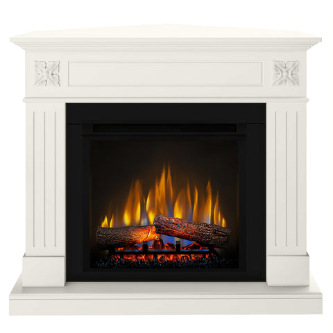 Semineu electric London Drept/Colt Vanilie cu focar electric 3D Dimplex Optiflame XHD23 si sunet
