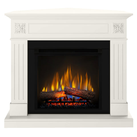 Semineu electric DIMPLEX London Drept/Colt Vanilie cu focar electric 3D Optiflame XHD23 si sunet