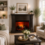 Semineu electric DIMPLEX Essex Wenge cu focar electric 3D Revillusion FDX-REV30 si sunet
