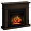 Semineu electric ECOFLAME PRO - Lisabona wenge, flacara 3D de 23 inci cu teme de culoare, incalzire infrared si sunet