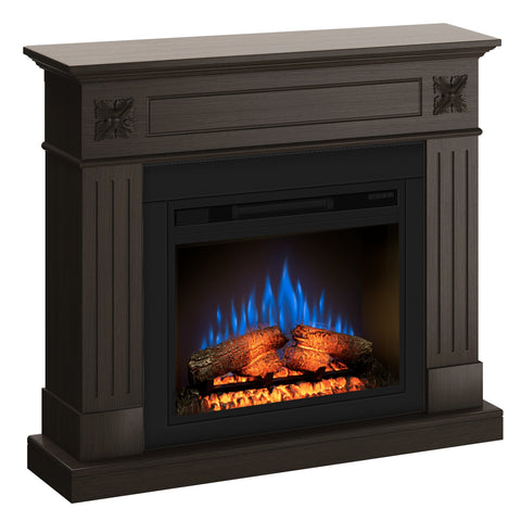 Semineu electric ECOFLAME PRO London 110.30.95 wenge , incalzire infrared, teme de culoare, flacara 3D si sunet