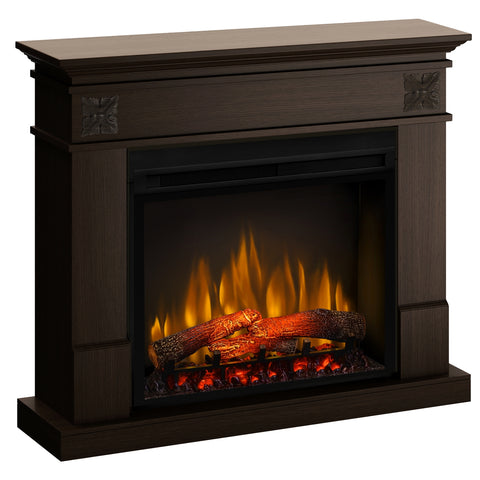 Semineu electric Lisabona Flower Wenge cu focar electric 3D Dimplex Optiflame XHD28 si sunet