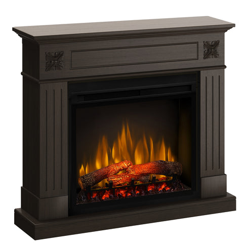 Semineu electric London Wenge cu focar electric 3D Dimplex Optiflame XHD28 si sunet