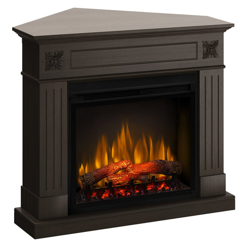 Semineu electric London Drept/Colt Wenge cu focar electric 3D Dimplex Optiflame XHD28 si sunet