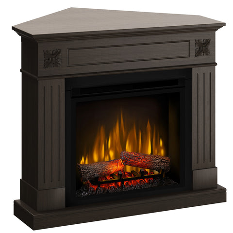 Semineu electric London Drept/Colt Wenge cu focar electric 3D Dimplex Optiflame XHD23 si sunet