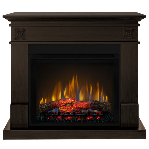 Semineu electric Lisabona Flower Wenge cu focar electric 3D Dimplex Optiflame XHD28 si sunet