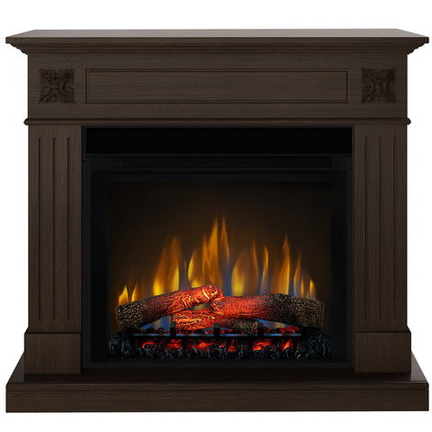 Semineu electric London Wenge cu focar electric 3D Dimplex Optiflame XHD28 si sunet
